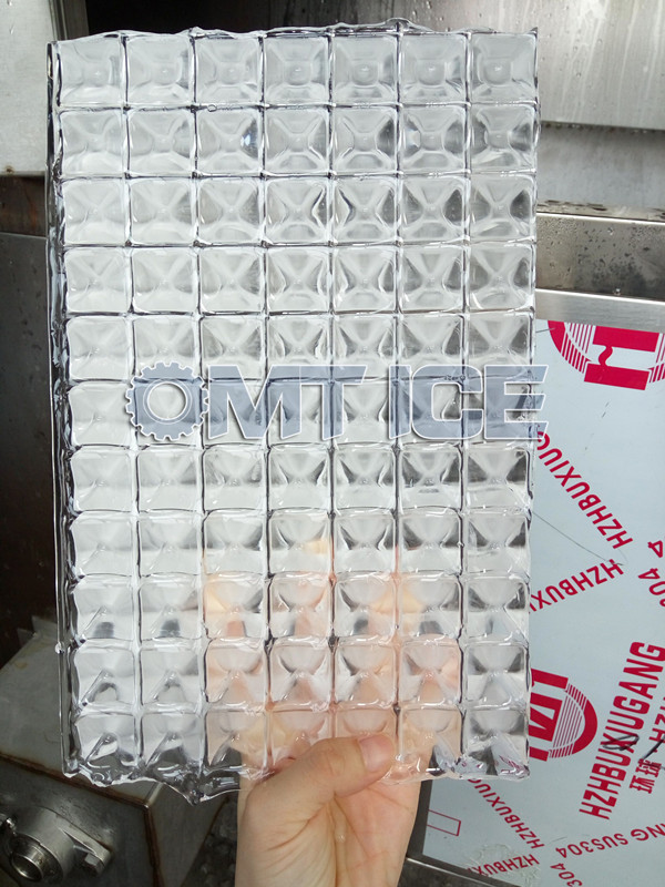 ОМТ 1тон индустријски тип коцке за лед машина-7