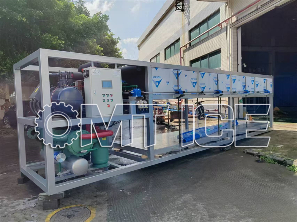 OMT 15Ton Direct Cooling Ice Block Machine Project to Haiti-4